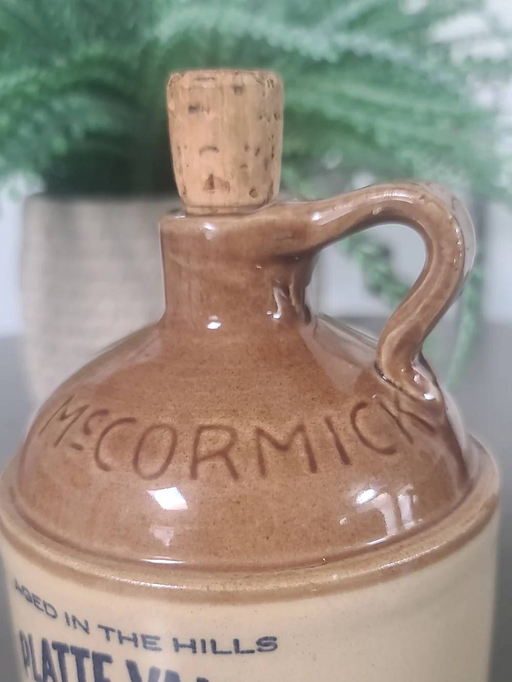 Mccormick Platte Valley 1972 Whiskey Jug
